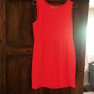 J. Crew Neon Pink / orange Dress - sz 12